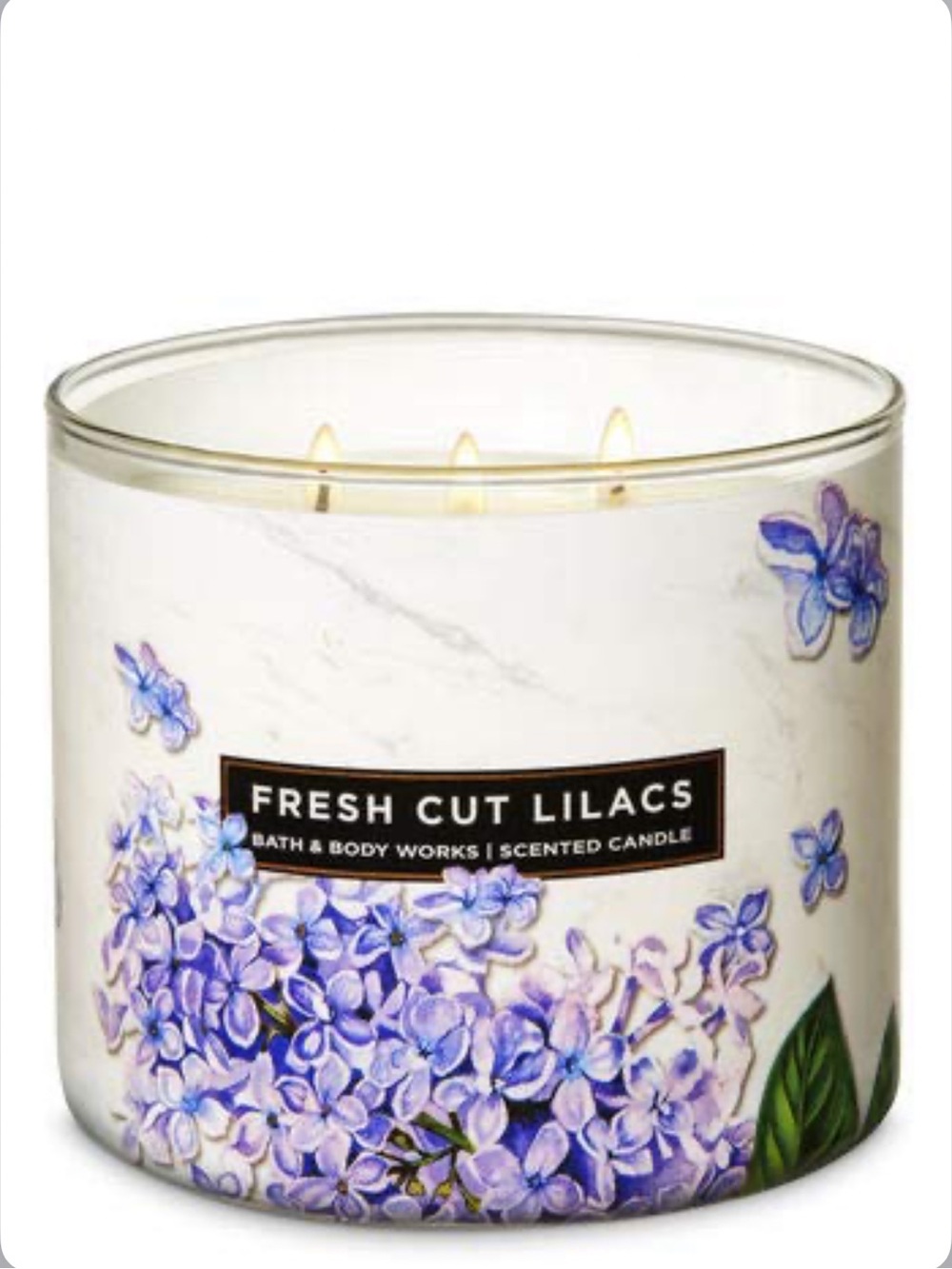 Bath & Body Works Fresh Cut Lilacs 3-Wick Candle